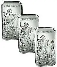 1 oz prospector silver/argent bar (.999)