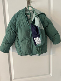 Toddler Zara puffer jacket size 2T-3T