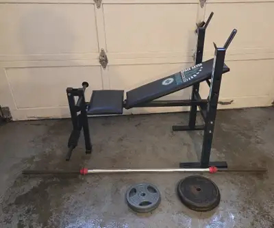 Weight Bench With 70 Lbs, View more