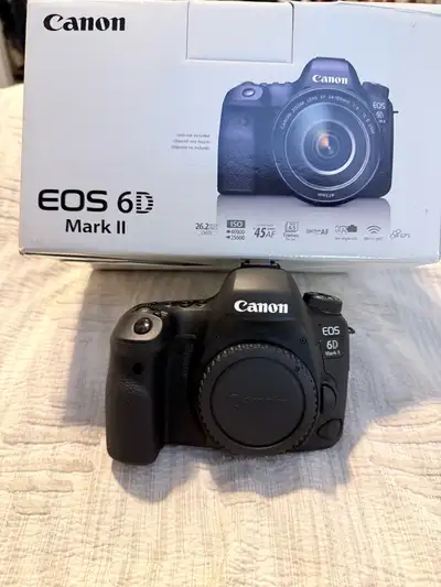 Selling my Canon 6D Mark II camera. Used one time. Selling everything together for $1800.00 or indiv...