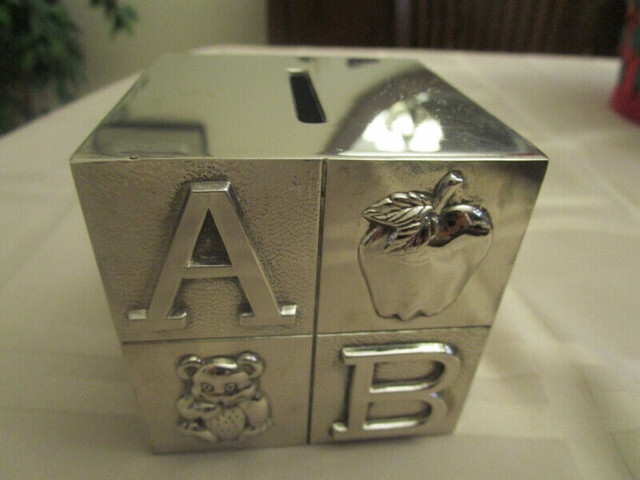 ABC Block Money Bank in Home Décor & Accents in St. Albert