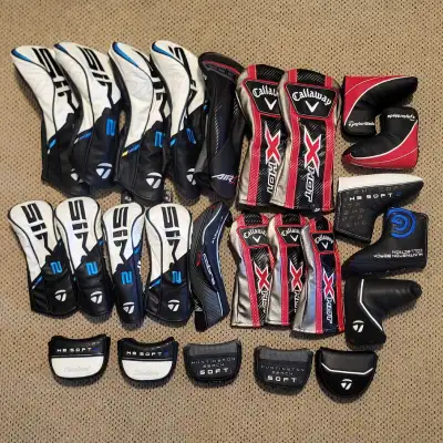 assorted club head covers, View more