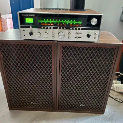 Vintage Panasonic Receiver and Sansui Speakers, View more
