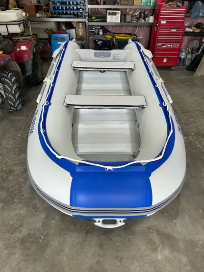 13ft inflatable Seabright boat for sale. Aluminum floor. Good condition. Only the boat. No trailer o...