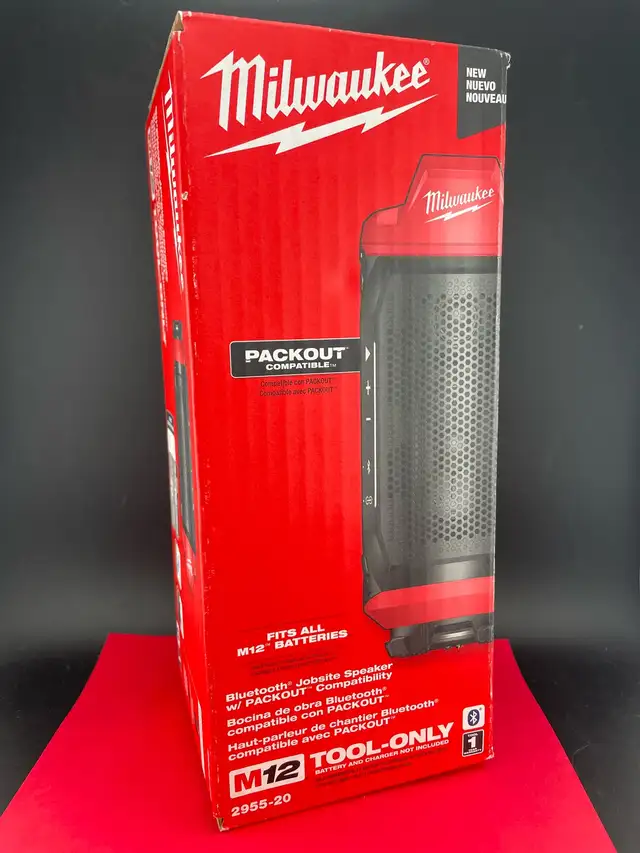 Milwaukee 2955 PACKOUT Bluetooth Speaker New in Speakers in City of Toronto - Image 3
