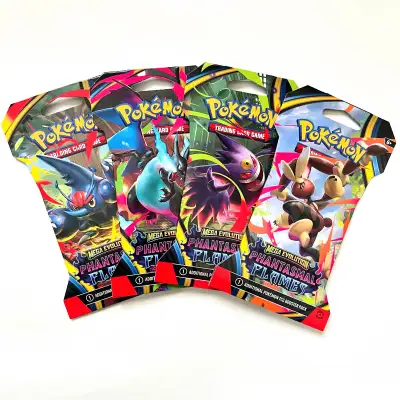 Pokemon TCG - Phantasmal Flames (ME02) Sleeved Booster Art Set, View more