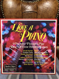 I love Piano Vinyl Record 9 popular pianists 