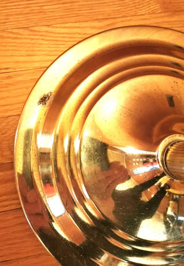 Floor Lamp Metal/Brass 61.5 inch height Vintage Solid in Indoor Lighting & Fans in Markham / York Region - Image 9