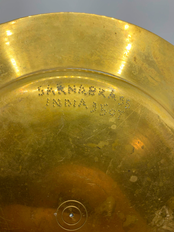 Brass Dish Ashtray - Made in India in Arts & Collectibles in Fredericton - Image 4