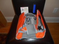 Dog Life Jacket, Lightweight; Rescue Handle; Orange, XL; New