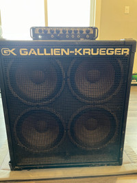 Bass - GK (Gallien-Krueger) Head and 4x10  Cabinet