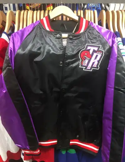 Toronto Raptors Satin Jacket size Large, View more