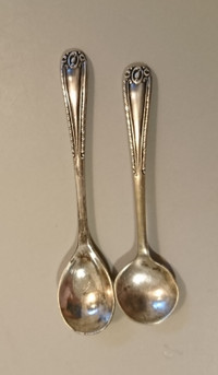 Vintage Salt & Pepper Spoon  set