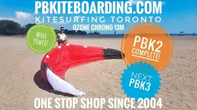 Kiteboarding  Lessons Toronto Kitesurfing  Cherry Beach Woodbine, View more