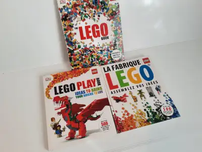 LEGO BOOKS  10$ EACH