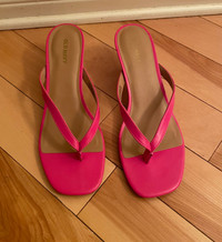 Pink sandals. Used good!