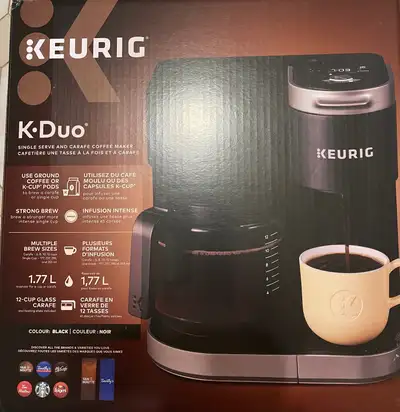 Coffee maker— Keurig K-Duo, View more