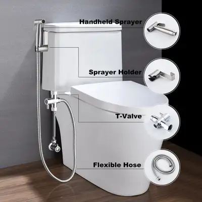- Handheld Bidet Sprayer, Hand Bidet Toilet Spray, Muslim Shower Jet Spray - Brand New Bidets. - Sta...