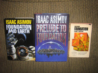 ISAAC ASIMOV FOUNDATION SERIES BOOK LOT