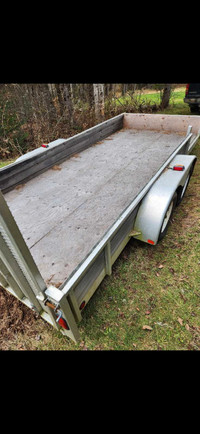 Aluminum 16 foot Homemade trailer 