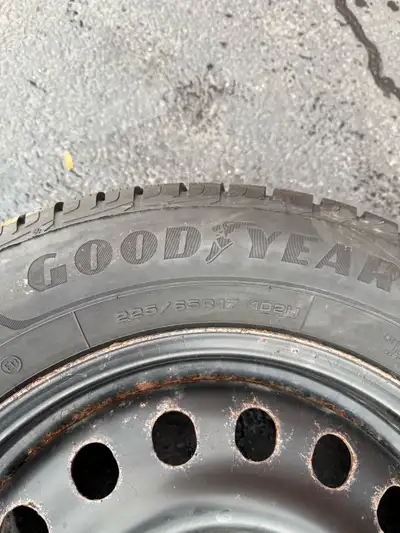 Winter Tires are like new. Purchased a new vehicle tires didn’t fit on this vehicle.