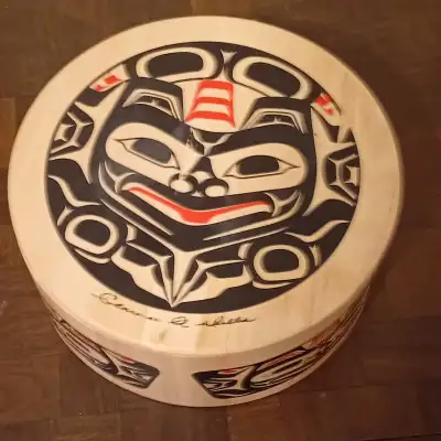 NATIVE ARTIST CLARENCE WELLS BOX, View more