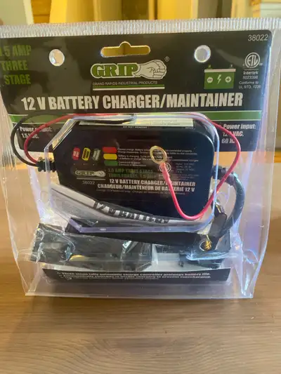 12 v battery charger. Brand new!, View more