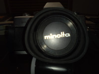 Minolta SRT 200 35MM SLR film camera and accessories