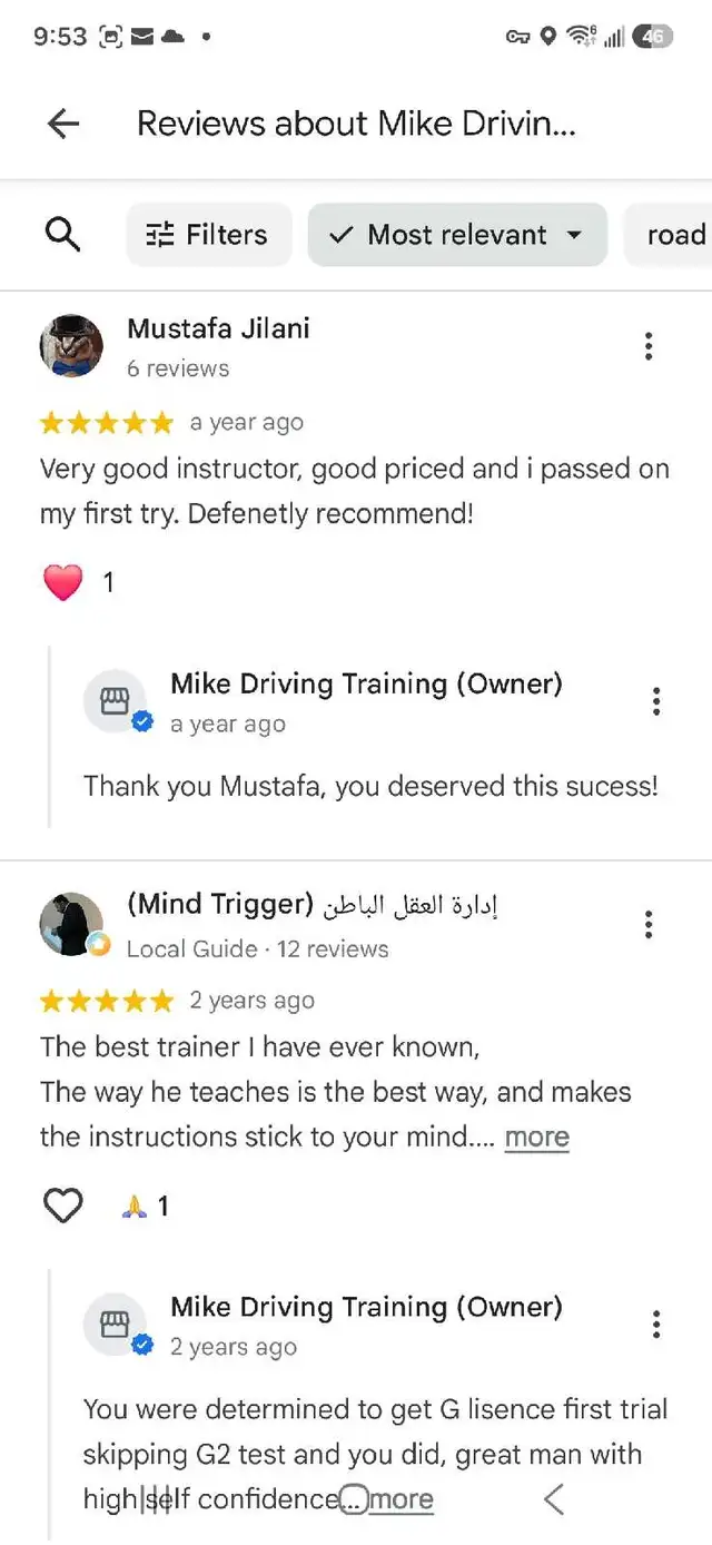 MIKE DRIVING TRAINING572869784329922567
