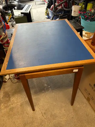 teak Lane Mid-Century Modern table 40/31.  29hight, View more