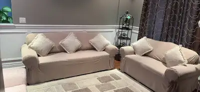 sofa set for sale (w/built in sofa bed), View more