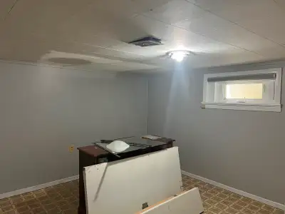 Two bedrooms basement apartment