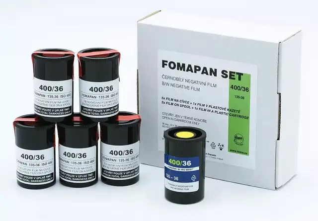Fomapan 400 Black & White Film 135/36 x 6