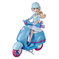 Cinderella's Sweet Scooter with Fashion Doll, Helmet & Stickers