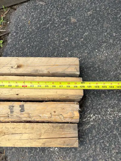 4”x4”x10’ wood post, View more