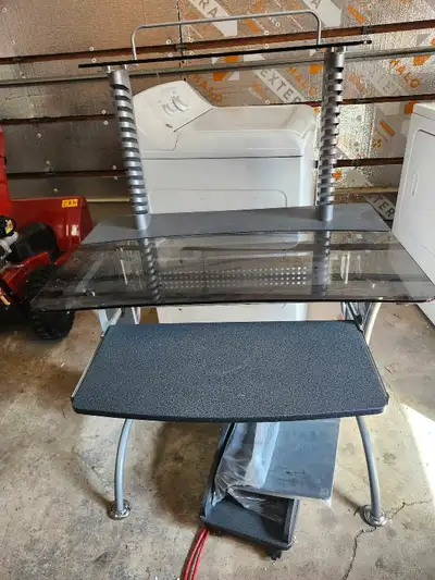 Desk with Keyboard Tray, View more