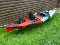 New 10ft Sit In Kayak - Strider - Red Black