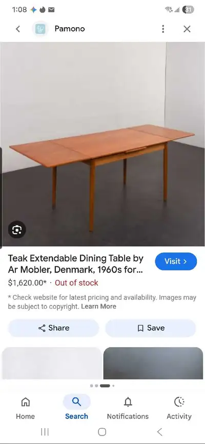 Extendable table legs oak tabletop teak, View more