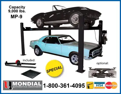 1-800-361-4095 **** Car Parking Lift Looking to upgrade your garage, increase your parking space and...