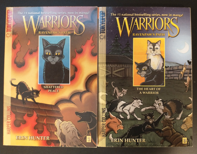 Ravenpaw's Path Vol 1 & 3 - Warriors in Comics & Graphic Novels in North Bay