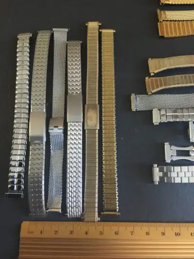 New old stock, unused women’s 12mm stainless steel watch bracelets, $10 each Also have other sizes s...
