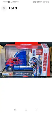 Die Cast Optimus Prime Transformer Western Star  Tractor Trailer