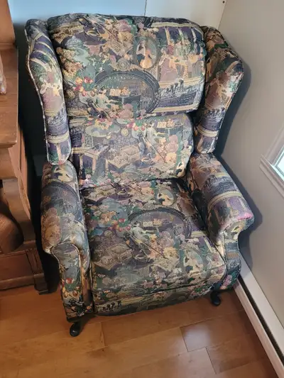 Fauteuil bergère meuble inclinable, View more