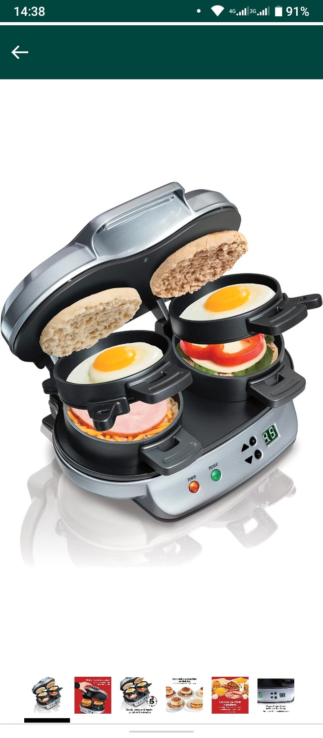 Deluxe Breakfast Sandwich Make in Processors, Blenders & Juicers in Kamloops