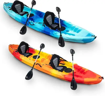 Get ready for some fun on the water with this brand new Legacy double kayak, complete with seats and...