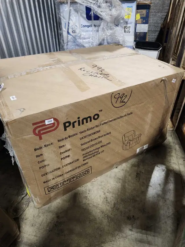 Primo Yaella 32 Inch Rocker Recliner Sofa Chair in Chairs & Recliners in Mississauga / Peel Region - Image 11