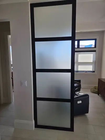 Metal/Glass Privacy Panel, View more