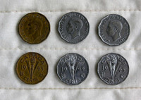 War Time Victory Nickel Set (1943-44-45) (Two Sets)