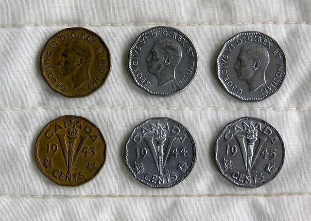 War Time Victory Nickel Set (1943-44-45) (Two Sets) in Arts & Collectibles in Guelph