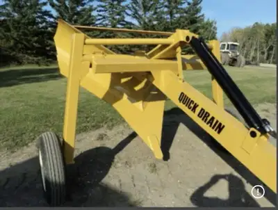 New heavy duty V-ditcher for sale. Get rid of unwanted water fast and efficiently. Allows you to get...
